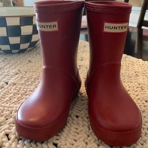 Hunter Rain Boots size Toddler 6